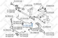 56-72017-sx тяга стабилизатора переднего правая mitsubishi pajero all 94-01