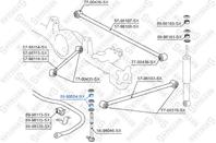 89-98004-sx втулка стабилизатора заднего центральная toyota corolla ee90/ae95 89-92