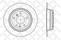 6020-1520-sx диск тормозной задний bmw e34 2.0-3.5 m20-m30/m43-m60 87