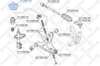 12-71007-sx опора амортизатора переднего mazda 626 all except dohc 87-92