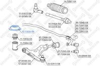 12-72020-SX_опора амортизатора переднего! Mitsubishi Carisma/Space Star all 95&gt