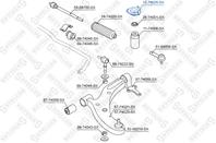 12-74025-sx опора амортизатора переднего nissan almera n16 all 00