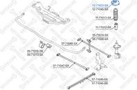 12-71023-sx опора амортизатора заднего левого mazda 323 1.4-2.0/2.0d/td 98