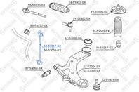 56-53017-sx тяга стабилизатора переднего левая kia cerato 04