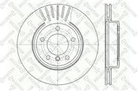 6020-1540v-sx диск тормозной передний bmw e46 3 2.5-2.0d m42/m47/m52/m54 98