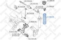 11-71046-sx пыльник амортизатора переднего mazda 3 bk 03