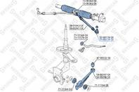 51-00118-sx наконечник рулевой правый audi 100/a6/v8 83-97