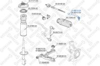 51-00210-SX_наконечник рулевой левый! Honda Pilot
