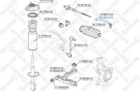 51-00212-SX_наконечник рулевой правый! Honda Pilot 3.5 V6 03>
