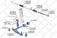 51-00286-sx наконечник рулевой bmw e30/z1 all 2wd 82-94