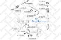 52-71012-sx_опора шаровая верхняя! mazda 6 gg/gy all 02