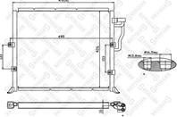 10-45004-sx /ava bw5148/ns94157/gr921812/vl817231 [8391406] радиатор конд. bmw e36 1.6-2.8 92