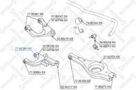 77-00388-sx сайлентблок задний заднего нижнего рычага nissan pathfinder r51m &lt05