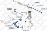 51-00682-sx наконечник рулевой правый saab 9-3 all 97/9-5 02
