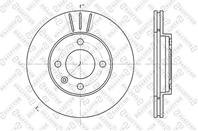 6020-4724V-SX_диск тормозной передний! VW Golf/Pa