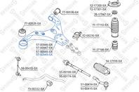 57-00949-SX_рычаг передний нижний правый!\ KIA Ceed 1.4-2.0 06>