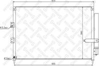 10-45172-sx /hd5223 [80110snba41] радиатор конд. honda civic vii 1.4i 16v 05