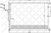 10-45183-SX_!радиатор конд. Audi A8 Quattro all 03-05 АКПП