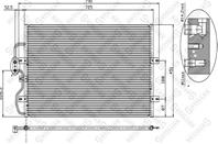 10-45301-SX_радиатор кондиционера! Peugeot 806 al
