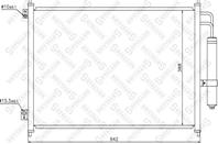 10-45585-SX_радиатор кондиционера! Nissan X-Trail T31 2.0/2.5/2.0DCiPF 07&gt