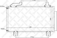 10-45672-sx_радиатор кондиционера! honda accord 2.0-2.4i 16v 08>