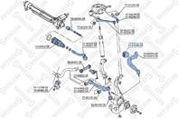 77-01523-SX_сайлентблок переднего нижнего заднего рычага ! Audi A4/S4/Allroad/A5/Q5 08&gt