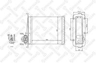 10-35023-SX_радиатор печки! Volvo 850/S70 2.0-2.5