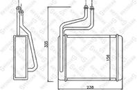 10-35070-sx радиатор печки ford mondeo all 96-03