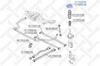12-71015-sx опора амортизатора заднего правого mazda 323f 1.3-2.0/1.6td/2.0d 94-98