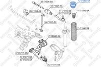 12-71050-sx_опора амортизатора переднего! mazda 3