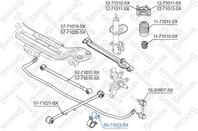 89-71012-SX_втулка стабилизатора заднего центральная! Mazda 626 GE 91-97/MX-6 GE/Xedos 6 91&gt