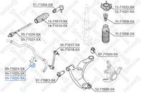 89-71026-sx втулка стабилизатора переднего центральная mazda 323 bj 2.0d/td 02/premacy 99