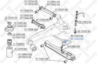 89-72045-sx втулка стабилизатора заднего центральная d16 mitsubishi carisma da1a-da5a 99