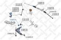 77-00756-sx сайлентблок рычага без кронштейна bmw e36/z3 1.6-2.5tds 90-03