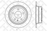 6020-1514-sx диск тормозной задний bmw e24/e28 2.5-3.5 m20/m21/m30/s38 80-88