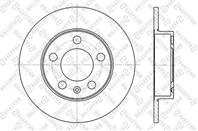 6020-4761-sx диск тормозной задний audi a2/a3/tt vw bora/golf 1.4-1.9tdi 96