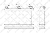 10-35080-sx_радиатор печки! bmw e31/e32/e34 1.8-5