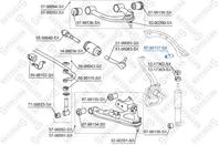 87-98137-sx_сайлентблок рычага зад.! toyota land