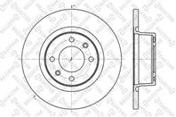 6020-1930-SX_диск тормозной задний! Citroen C5 1.8-2.2HDi 01&gt