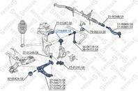52-04498-sx опора шаровая нижняяcitroen c6 04 peugeot 407 all 04