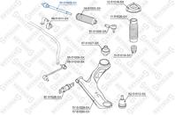 55-51008-SX_тяга рулевая! Hyundai Santa Fe 01&gt