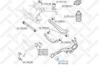 87-17012-SX_сайлентблок зад. продол. рычага пер.!