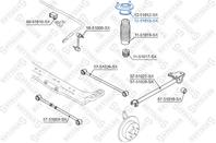 12-51013-SX_опора амортизатора заднего правого!\ Hyundai Elantra/Lantra all 00&gt
