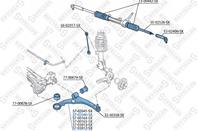 57-02040-sx рычаг правый fiat stilo all 01
