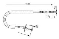 1 987 477 858_трос ручника зад.л.! MB Sprinter 95