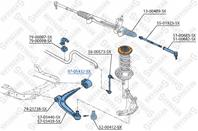 87-05432-SX_сайлентблок рычага зад.!\ Opel Signum/Vectra С 02&gt