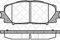 002 009-sx /1224 00 [0446552260] колодки дисковые п. toyota yaris 1.0vvti 06