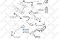 89-17013-sx втулка стабилизатора заднего subaru legacy b12 99-03