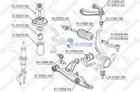 89-37023-sx втулка стабилизатора переднего центральная d26 honda civic ej/ek 1.6i 95-01/cr-v 97