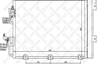 10-45003-SX_=AVA OL5366=GR905592=VL817839 [1850096] !радиатор конд. Opel Astra 1.4i-1.8i 04&gt